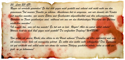 Regirs Tagebuch, Eintrag vom 30. Loar 251 i.J.P.