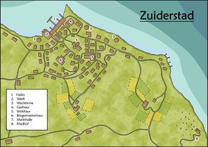Zuiderstadt auf der Insel Lyo